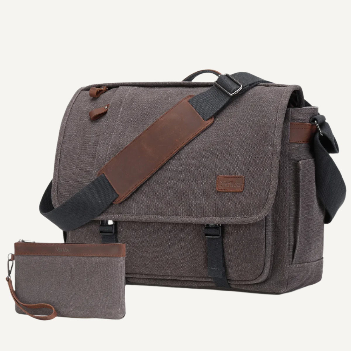 Sac messenger Wanderer en marron