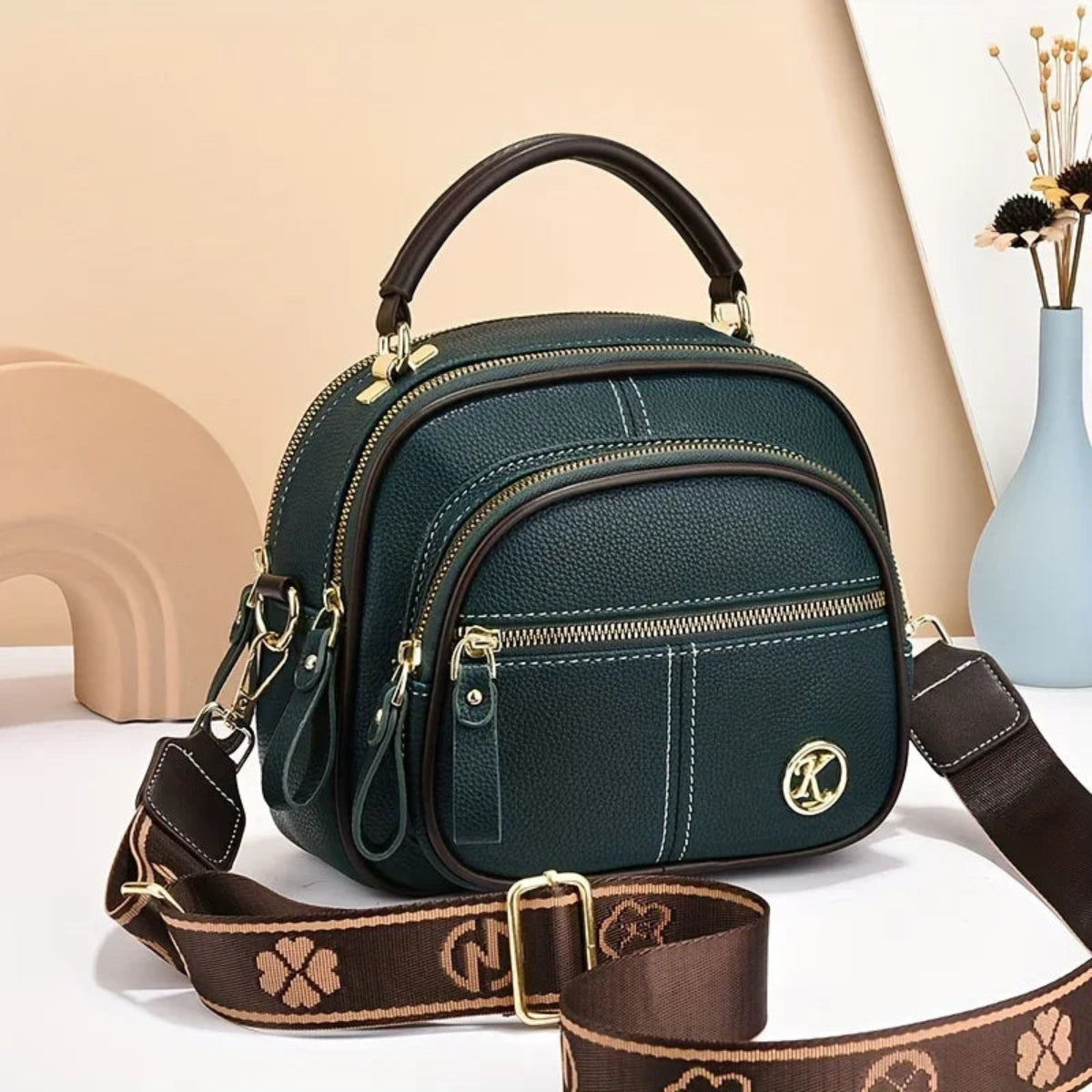 Sac à Main pour Femme Kaki Vert Wanderer