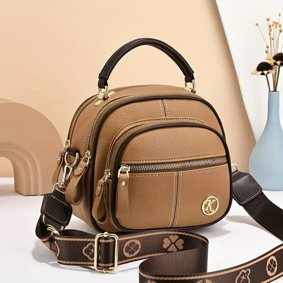 Sac à Main pour Femme Kaki Wanderer