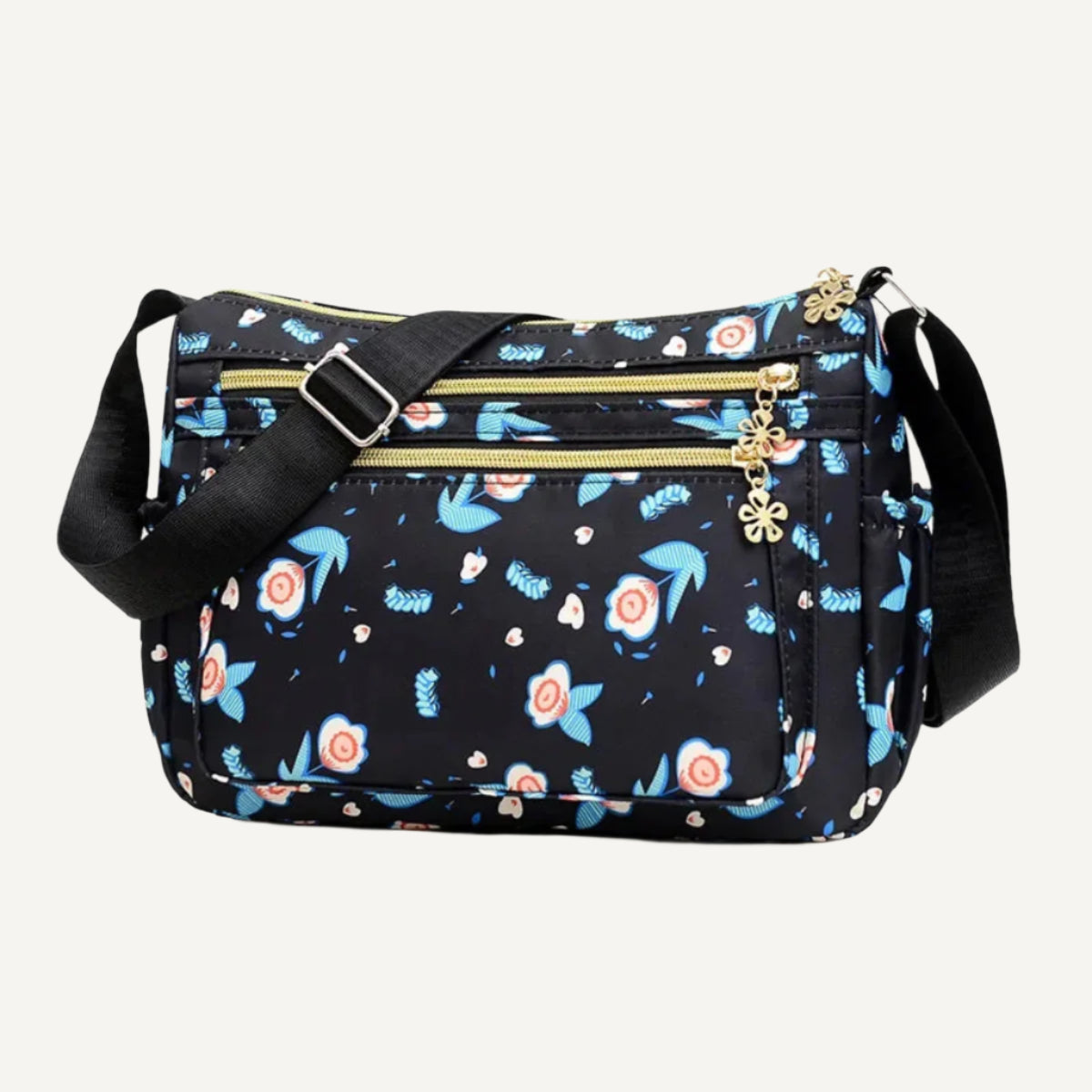 Sac bandoulière Wanderer pour femme en Fleurs de minuit