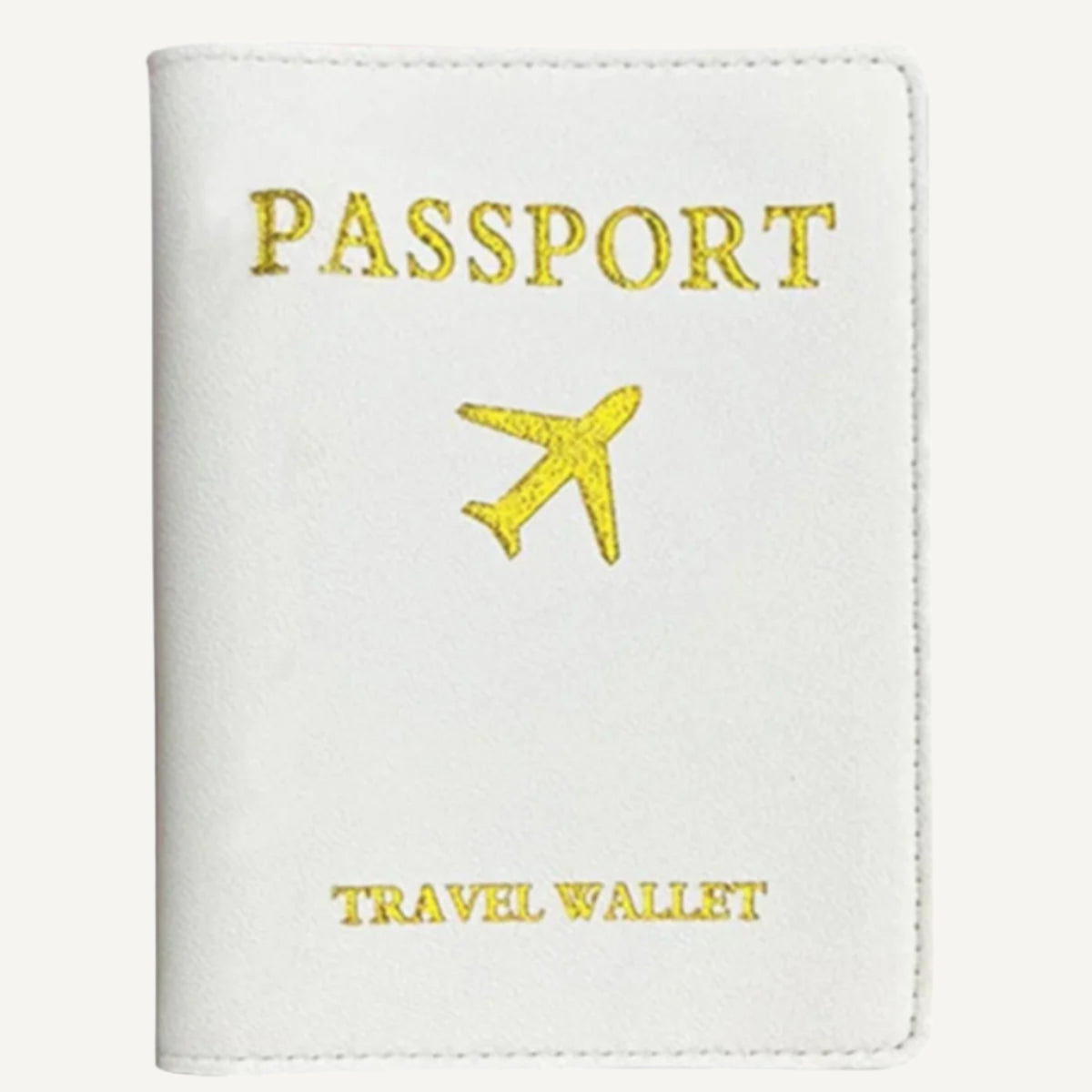 Étui de passeport en blanc