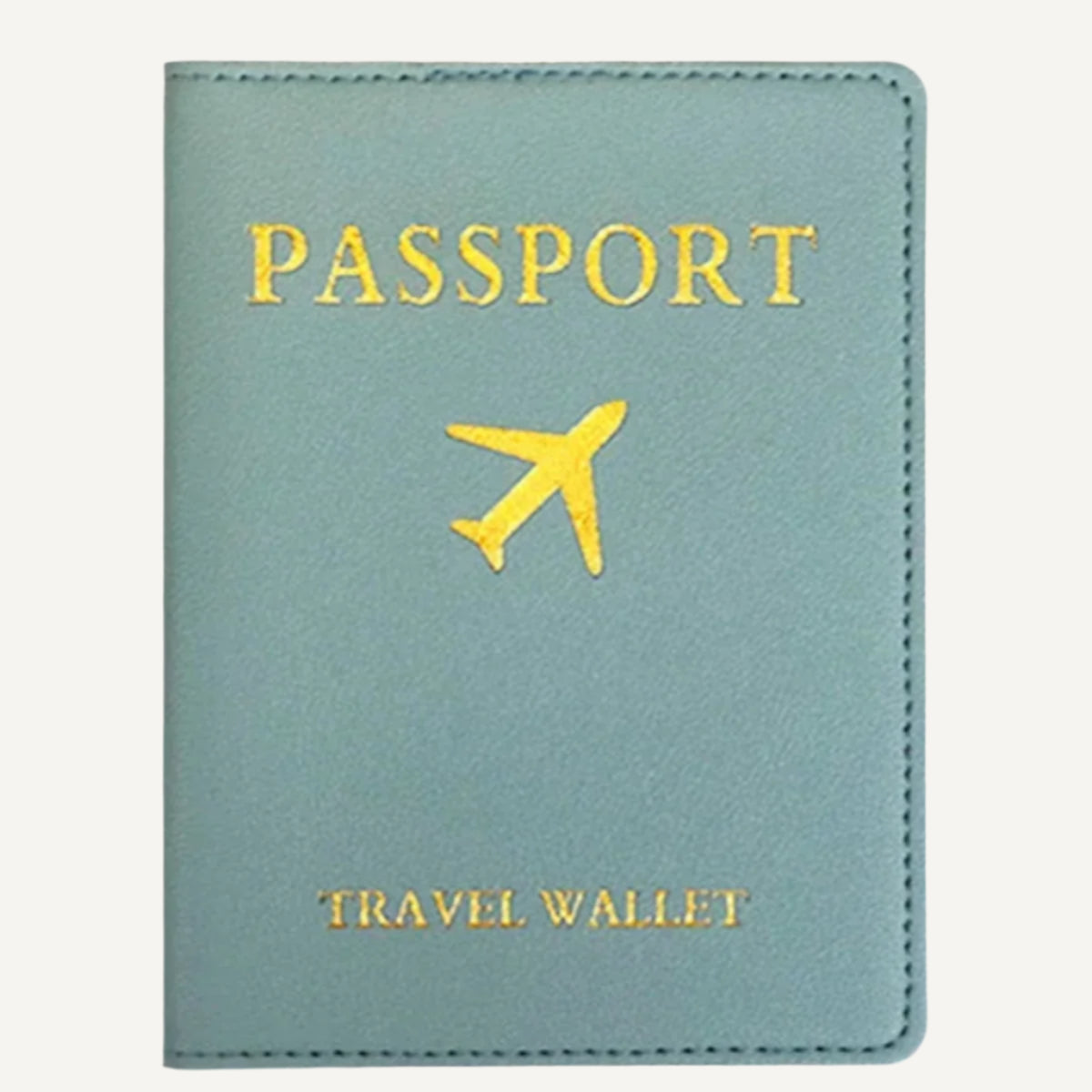 Étui de passeport en bleu clair
