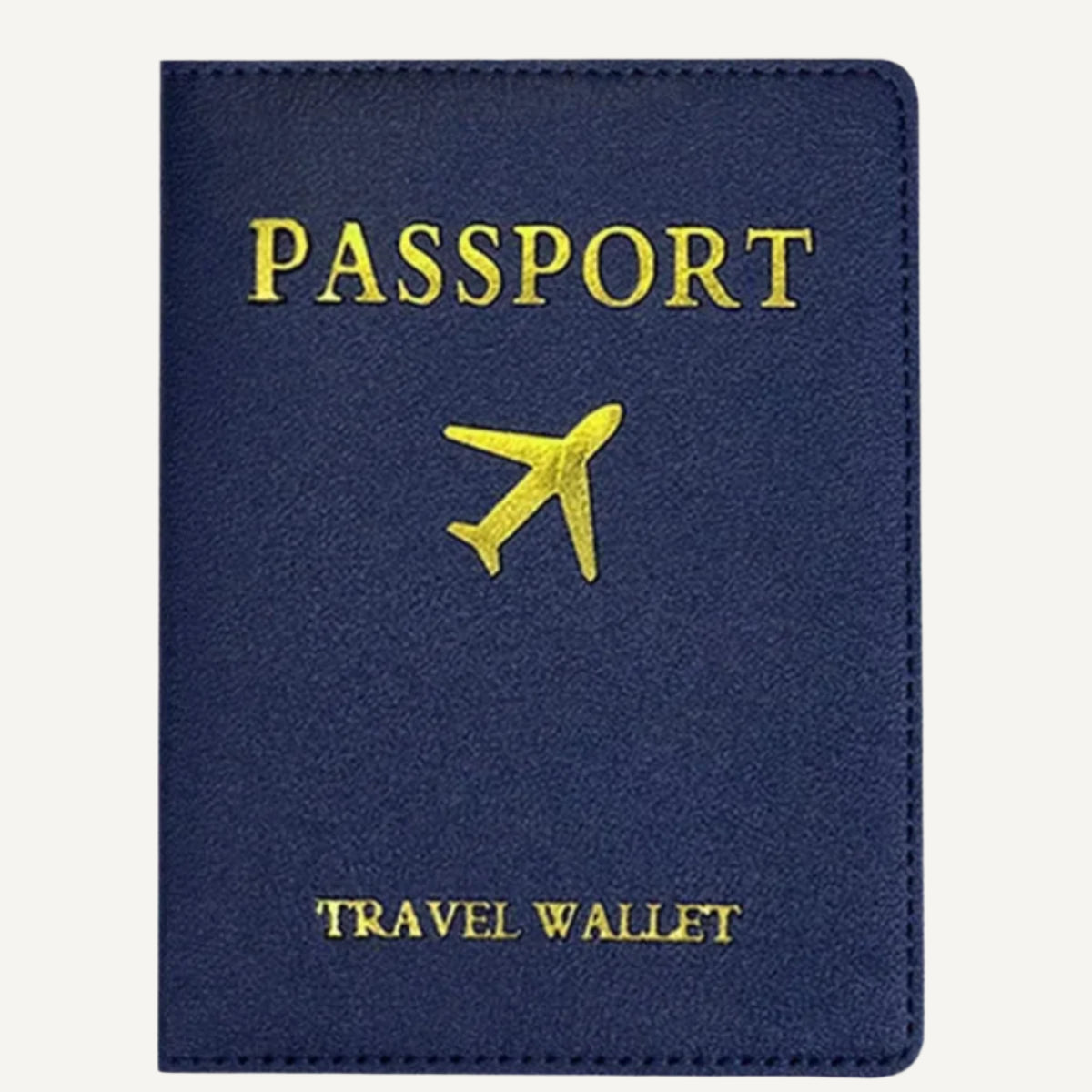 Étui de passeport en bleu marine