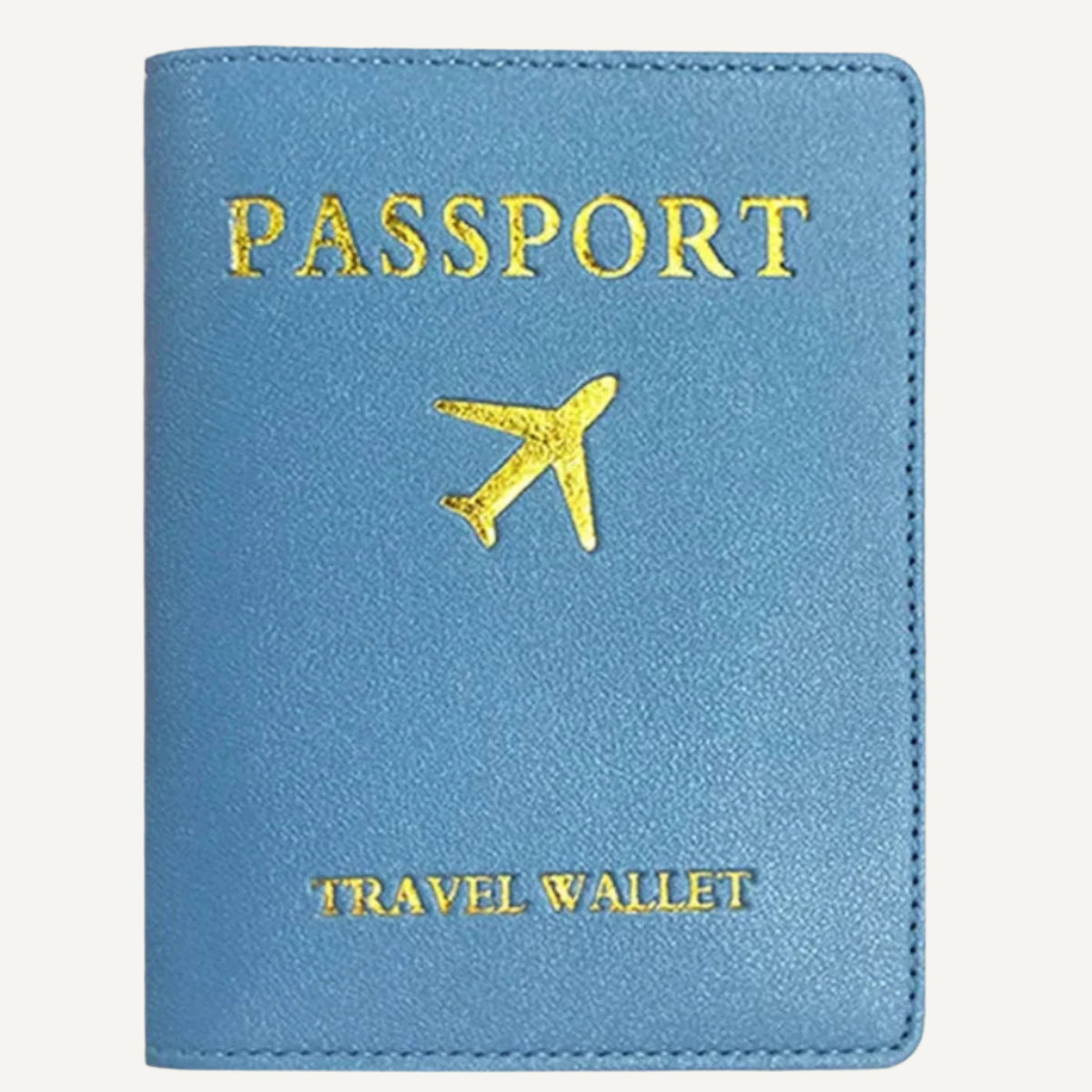 Étui de passeport en bleu