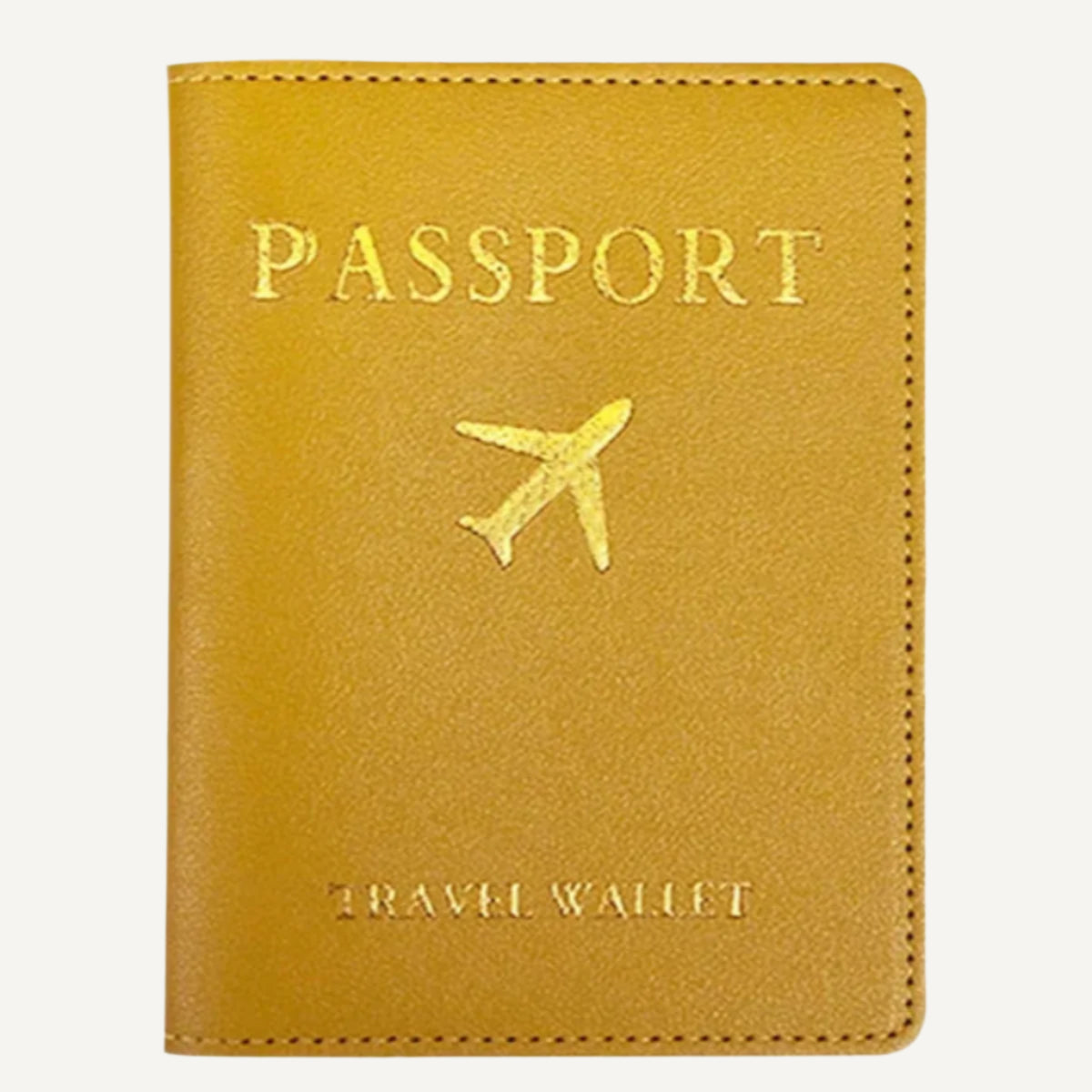 Étui de passeport en jaune