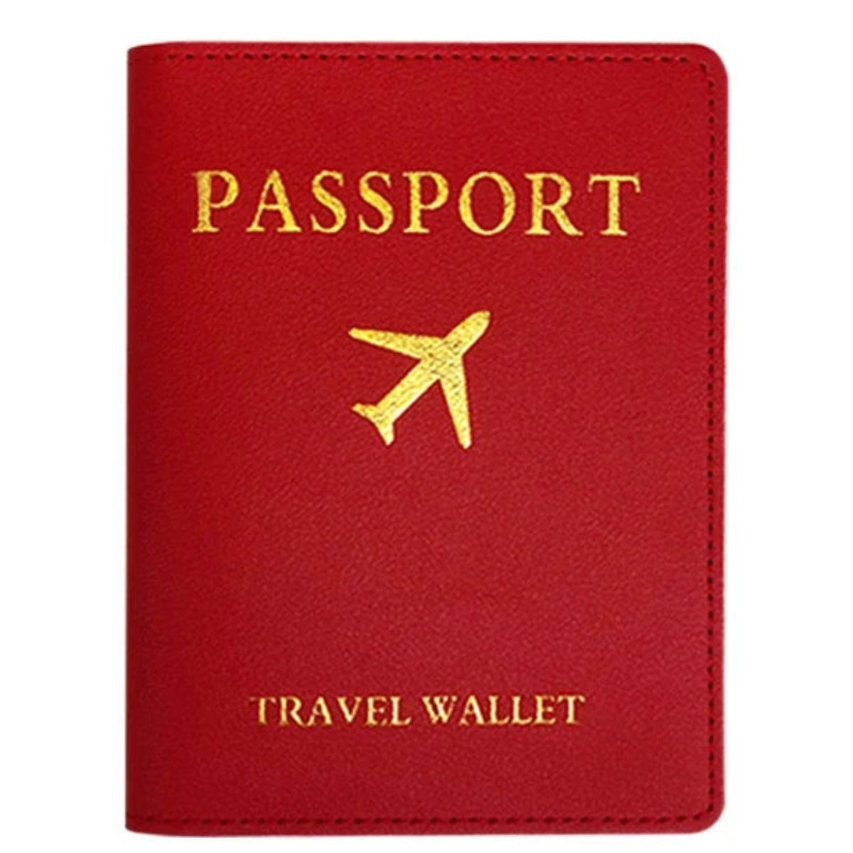Étui de passeport en rouge