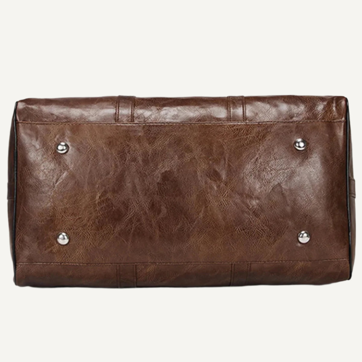 le dessous du grand sac en cuir Wanderer