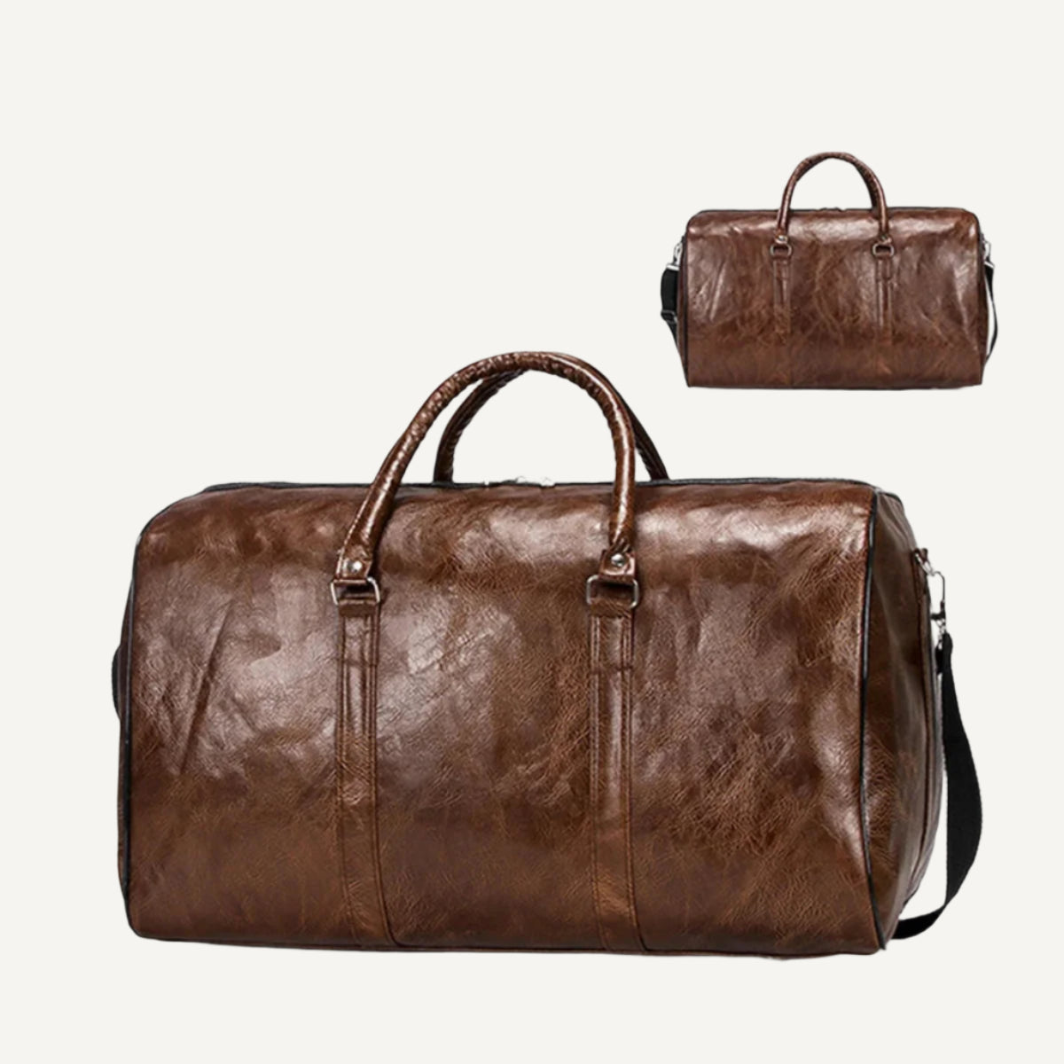 le grand sac en cuir Wanderer en marron