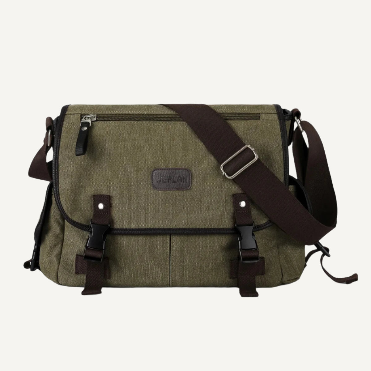 le sac messenger grande capacité Wanderer en véridien