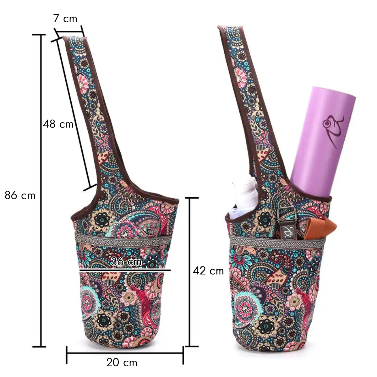 Les dimensions du sac de sport Wanderer 